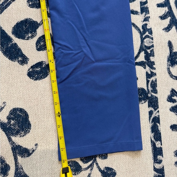 Figs Denim Blue Catarina scrub top and Basic Livingston scrub bottoms - Picture 3 of 9